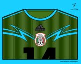 Camiseta del mundial de fútbol 2014 de México