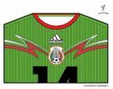 Camiseta del mundial de fútbol 2014 de México