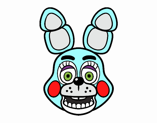 Cara de Toy Bonnie de Five Nights at Freddy's