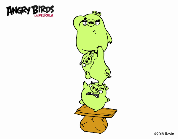 Cerdos verdes de Angry Birds