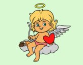 Cupido en una nube