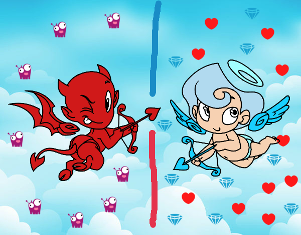 Diablo y cupido