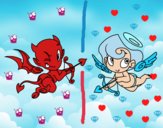 Diablo y cupido