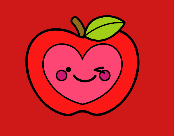 Manzana corazón