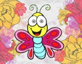 Mariposa sonriente