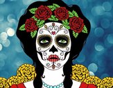 Mujer calavera mejicana