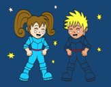 Niños astronautas