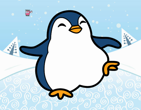 pingüino bebe bailando