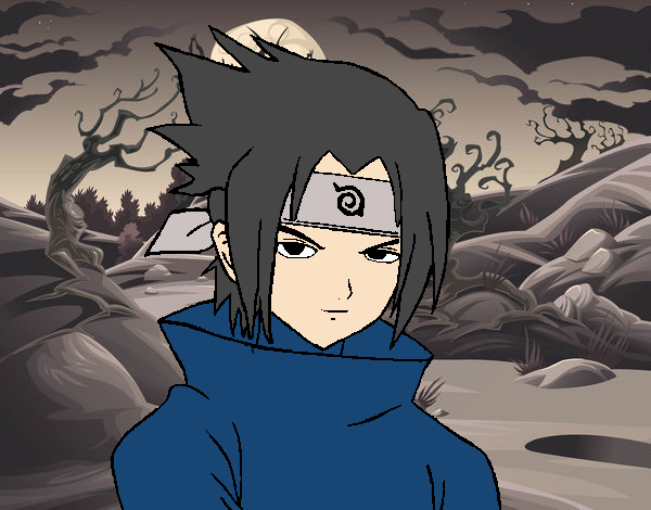 Sasuke enfadado