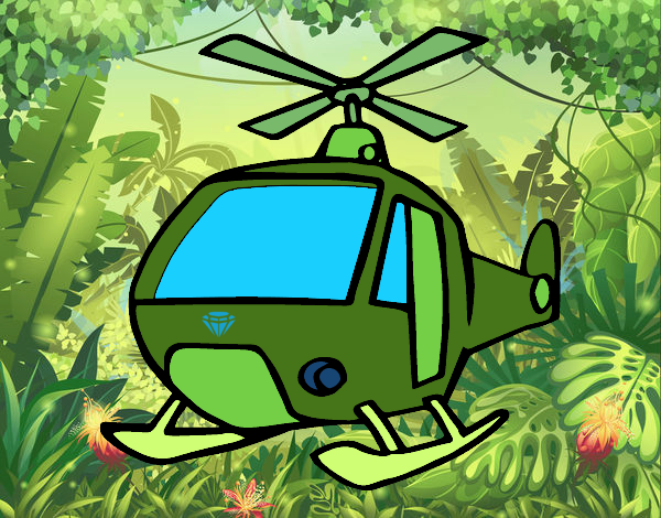 helicóptero de selva grupo diamante 