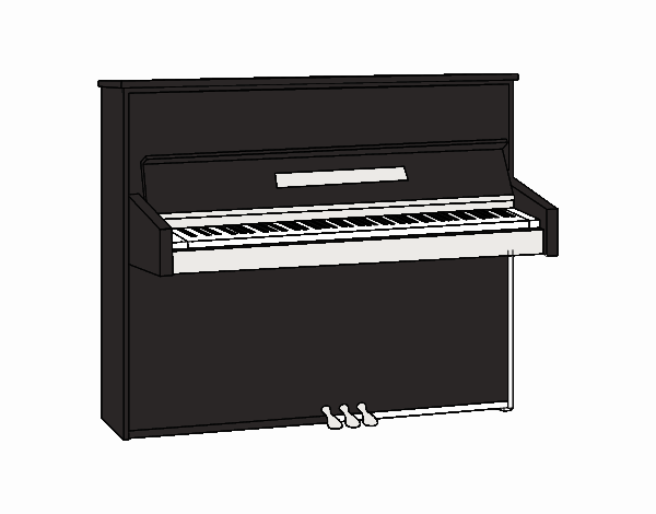 Un piano de pared