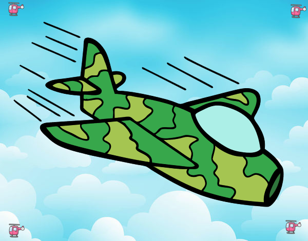 Avión de camuflaje