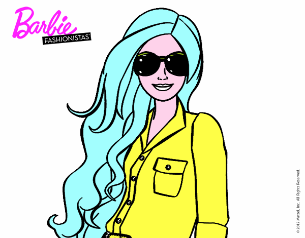 Barbie con gafas de sol