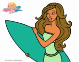 Barbie va a surfear