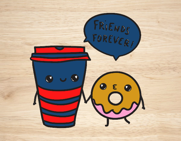 Café y donut