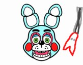 Cara de Toy Bonnie de Five Nights at Freddy's