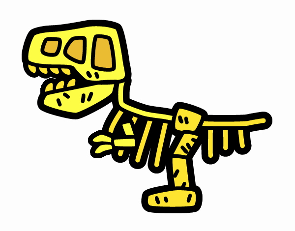 esqueleto de dinosaurio