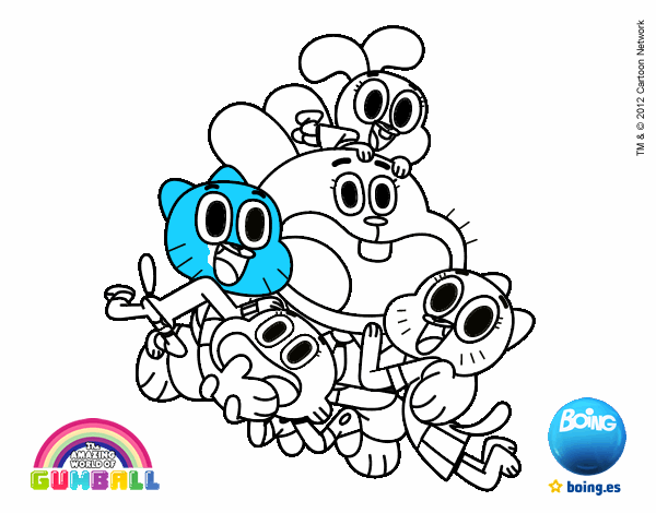 Gumball y amigos contentos