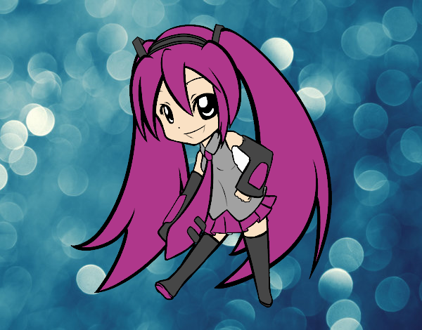 Hatsune Micu morada