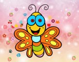 Mariposa sonriente