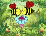 Pareja de abejas