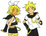 Rin y Len Kagamine Vocaloid