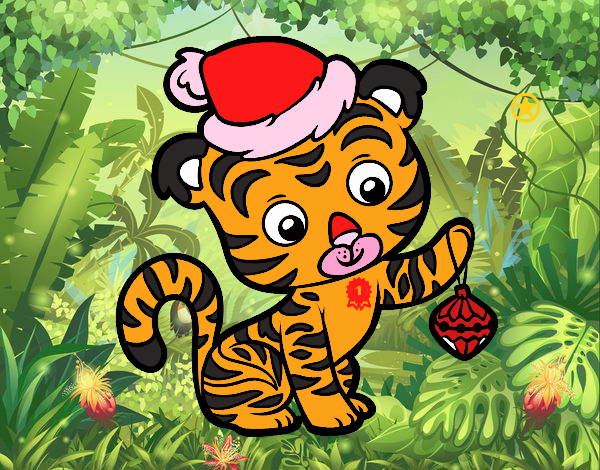 Tigre navideño