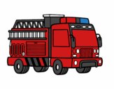 Un camión de bomberos