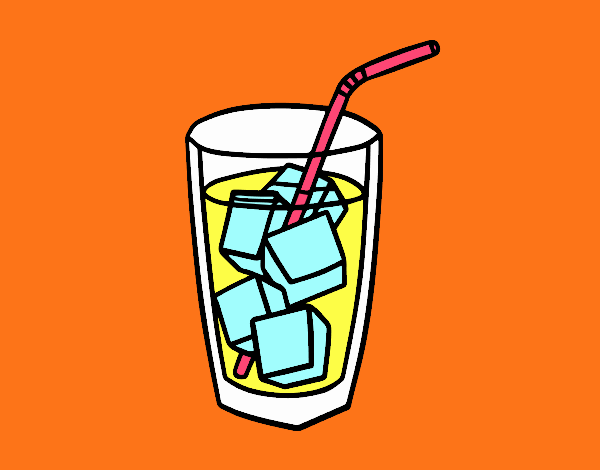 Un vaso de refresco