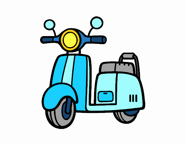 Una vespa