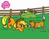 Applejack y Winona