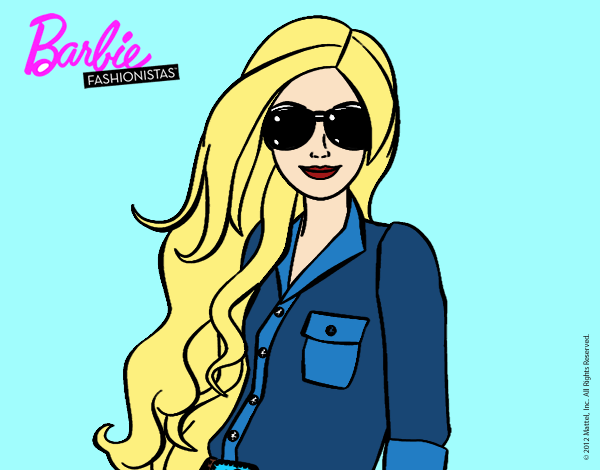 Barbie con gafas de sol