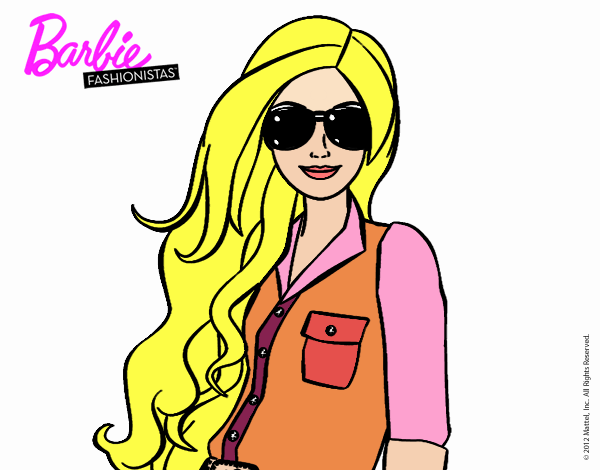 Barbie con gafas de sol