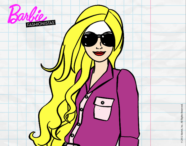 Barbie con gafas de sol