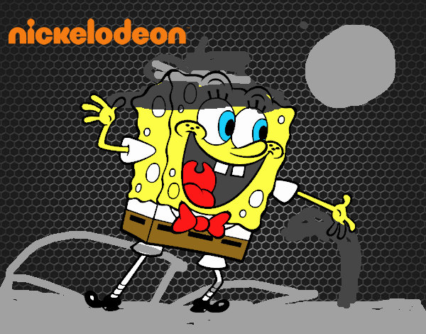 Bob Esponja saludando