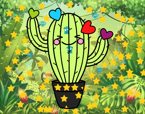 Cactus corazón