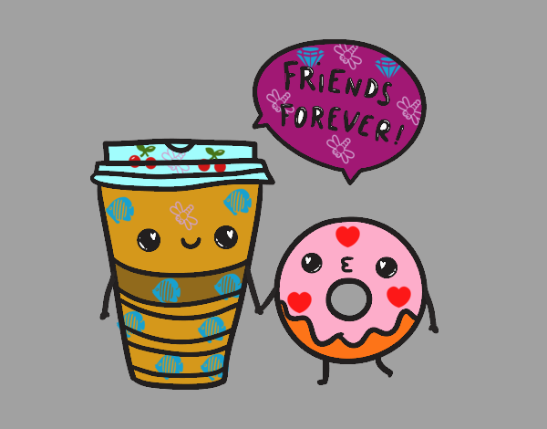 Café y donut