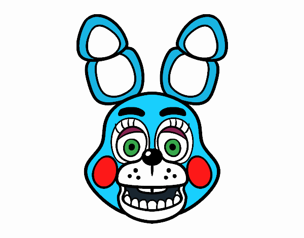 Cara de Toy Bonnie de Five Nights at Freddy's