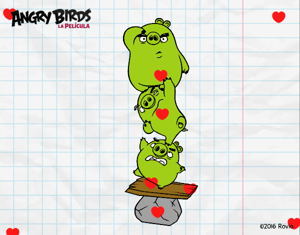 Cerdos verdes de Angry Birds