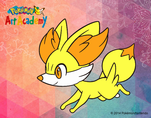 Fennekin corriendo