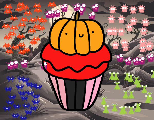 Halloween cupcake