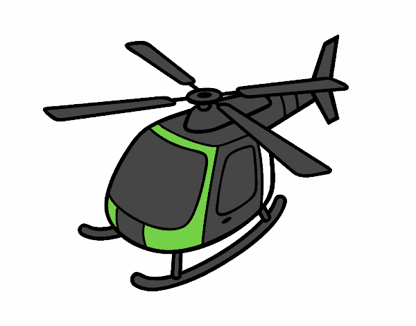 Helicóptero volando