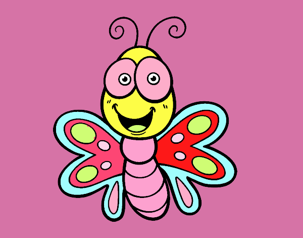 Mariposa sonriente