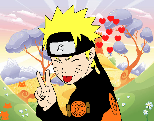 Naruto sacando lengua