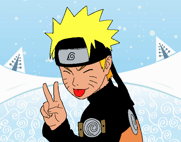 Naruto sacando lengua