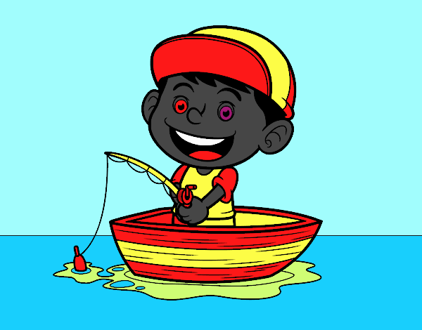 Niño pescando