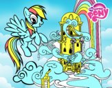 Rainbow Dash en su palacio