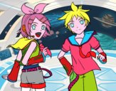 Rin y Len Kagamine Vocaloid