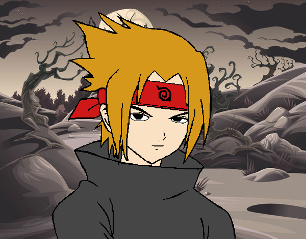 Sasuke enfadado