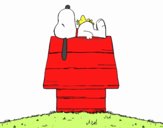 Snoopy durmiendo